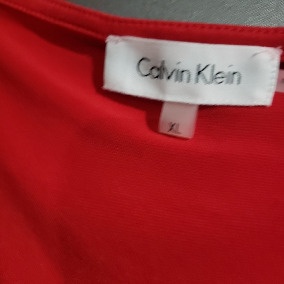 Calvin Klein Red Tank NWOT - Picture 4 of 4